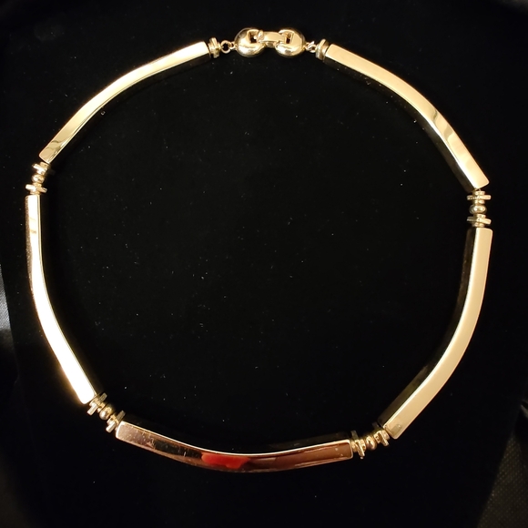 Monet Jewelry - Vintage Monet Modernist 16 In 60s Gold Toned Necklace